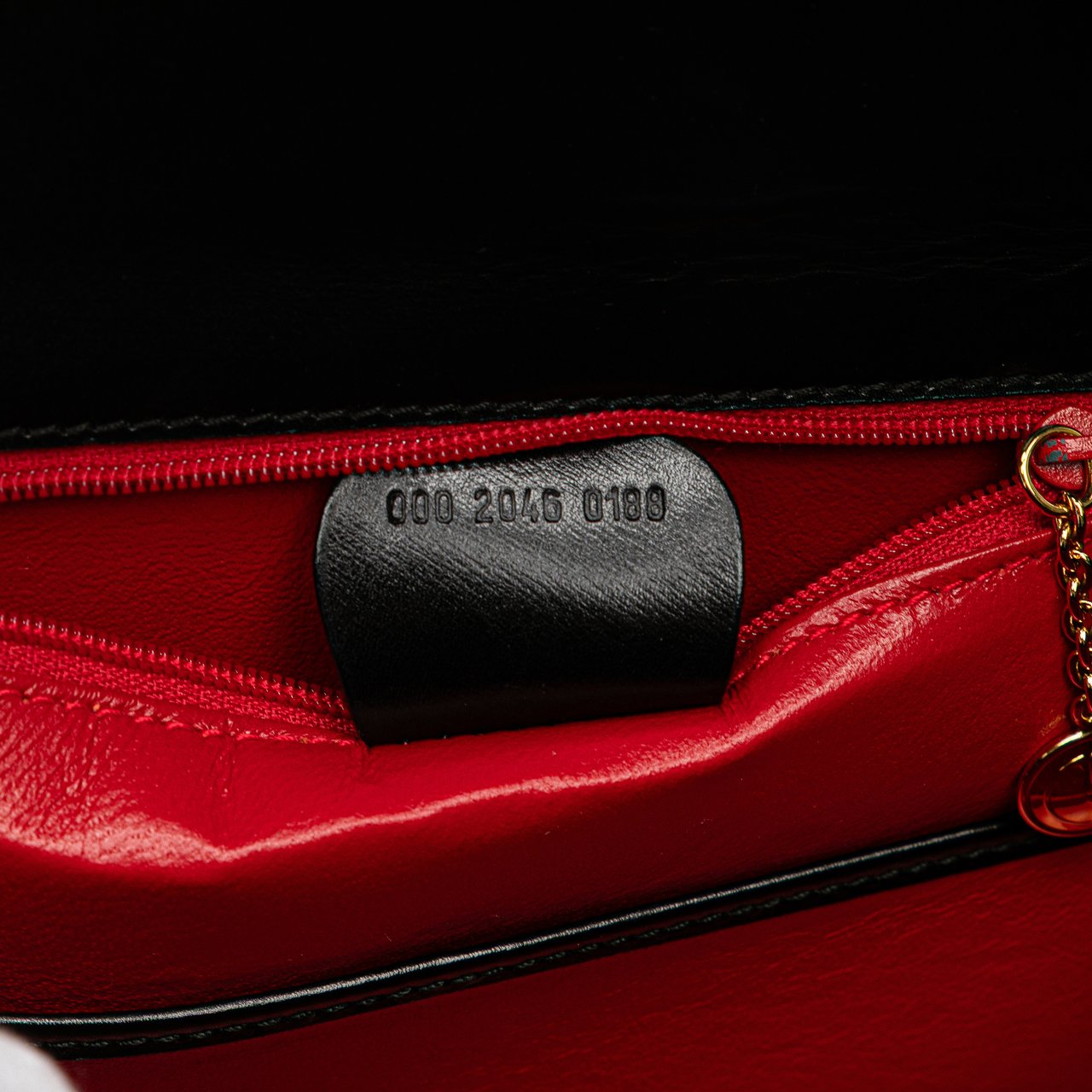 Gucci Calfskin Bamboo Night Zwart