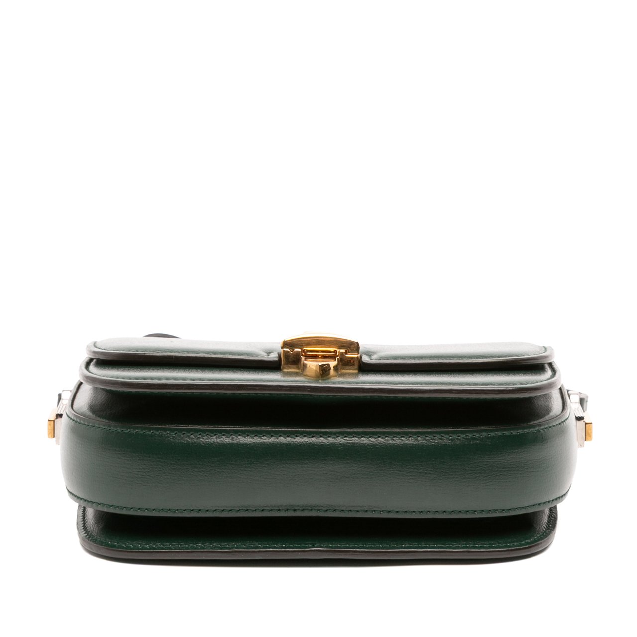 Gucci Mini Leather Sylvie 1969 Crossbody Groen