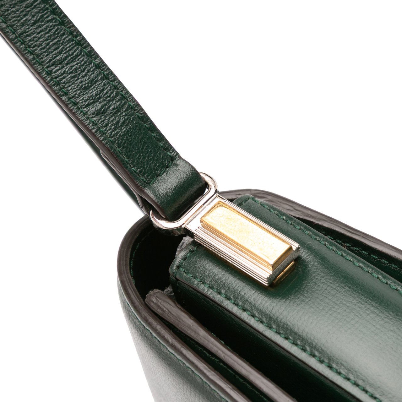 Gucci Mini Leather Sylvie 1969 Crossbody Groen