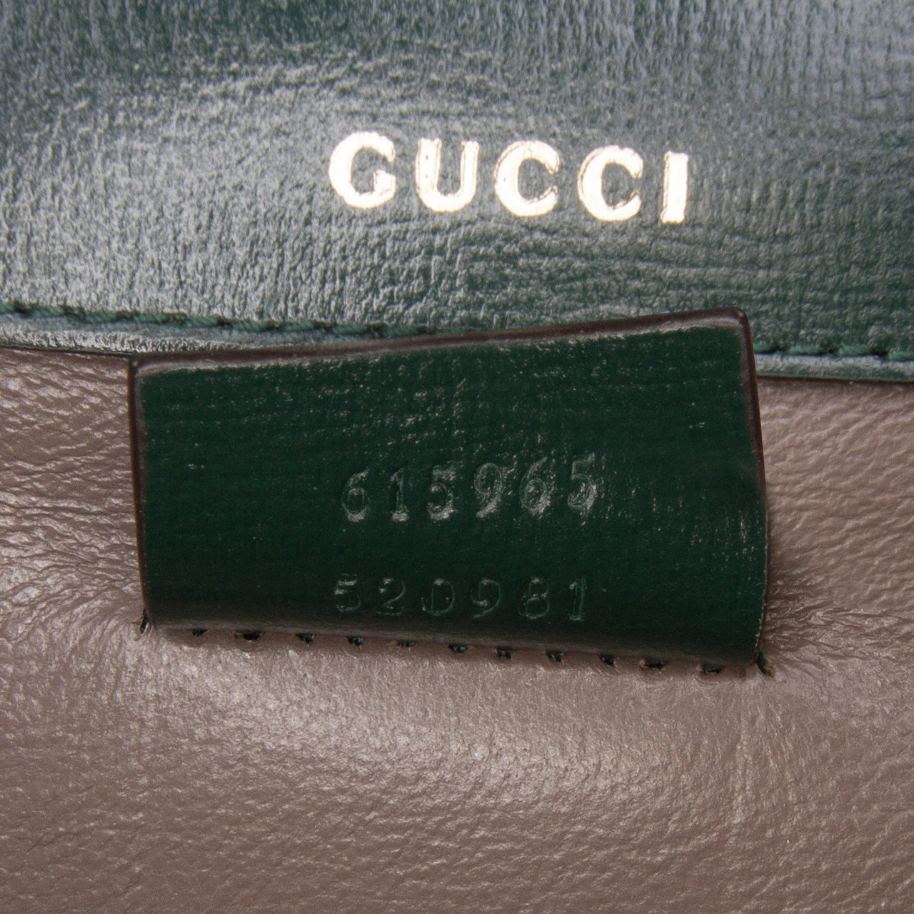 Gucci Mini Leather Sylvie 1969 Crossbody Groen