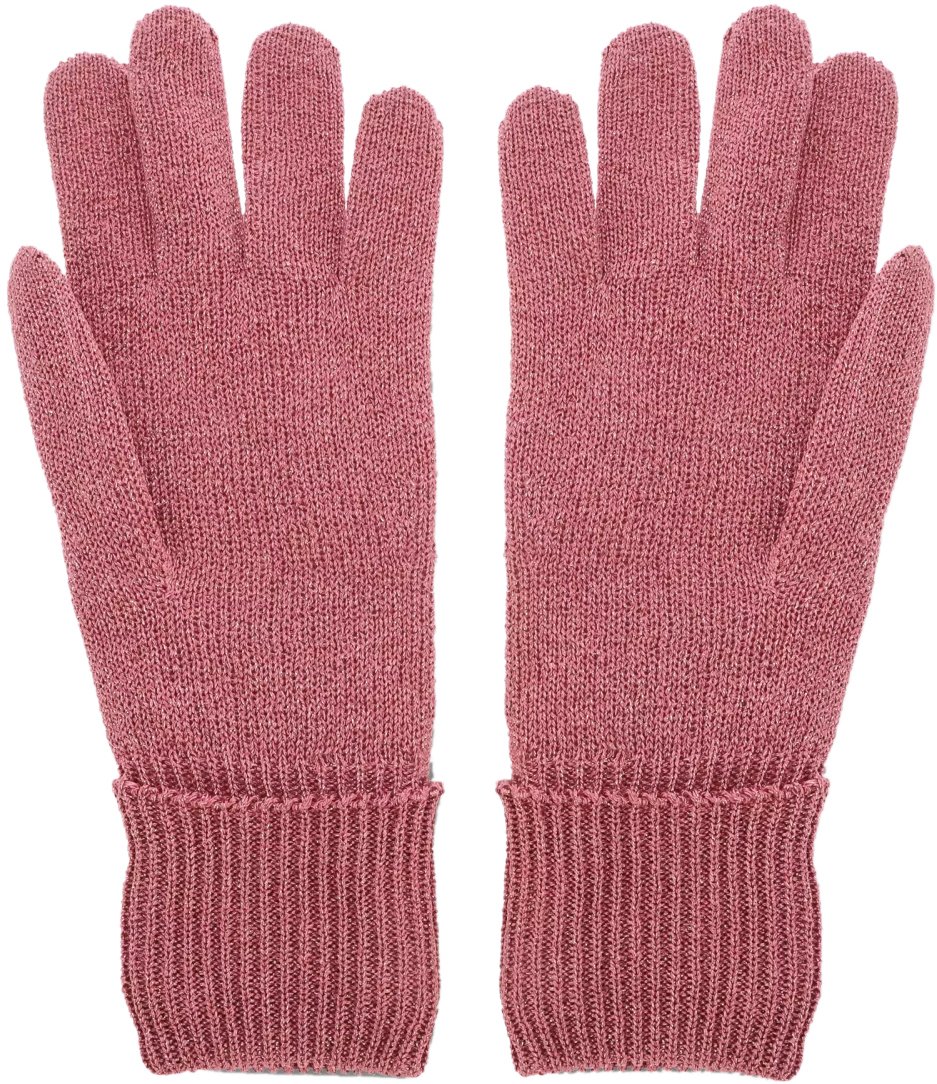 Gucci Gg Monogram Lurex Gloves Roze