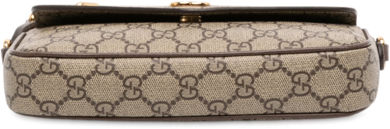 Gucci GG Supreme Ophidia Pochette Crossbody Bruin