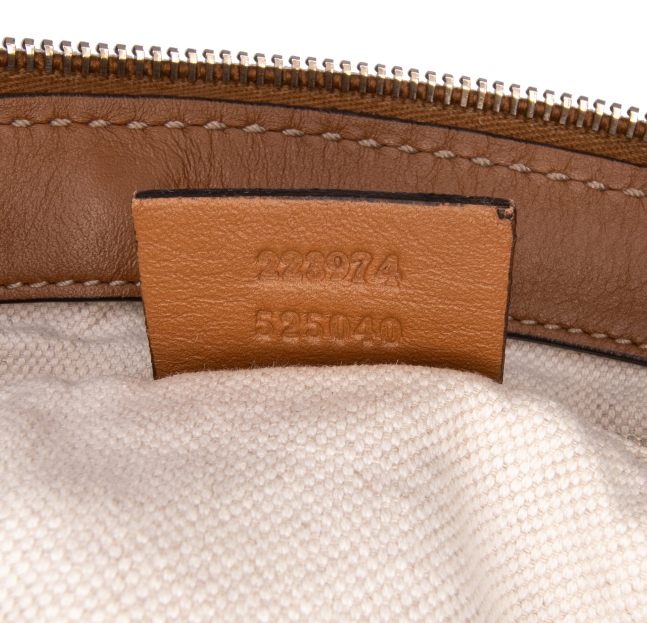 Gucci Diamante Canvas Sukey Satchel Bruin