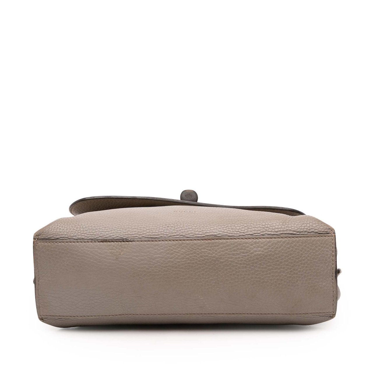 Gucci Small Leather Bamboo Daily Satchel Bruin