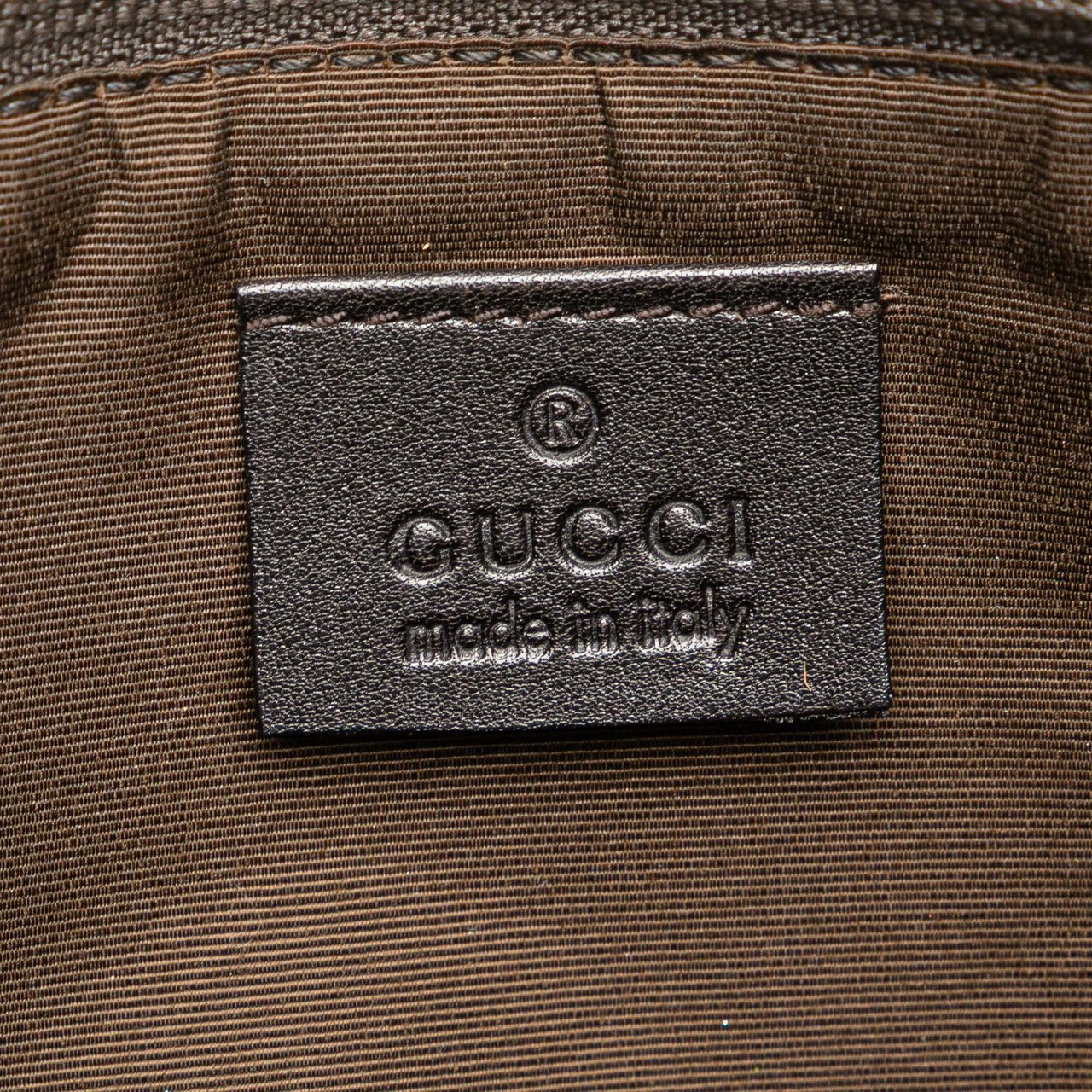 Gucci GG Denim Boat Bruin