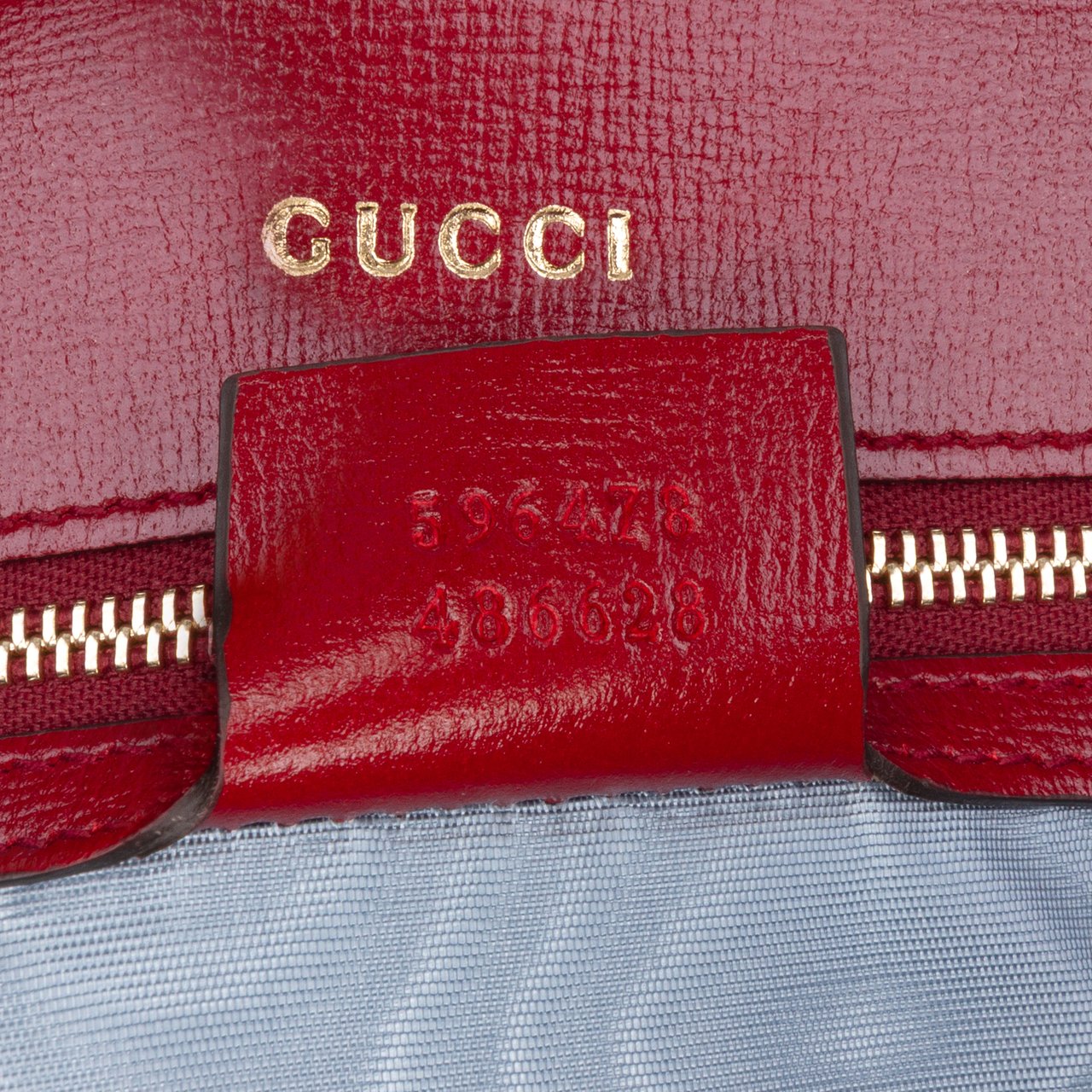 Gucci Medium Suede GG Ring Torchon Shoulder Bag Rood
