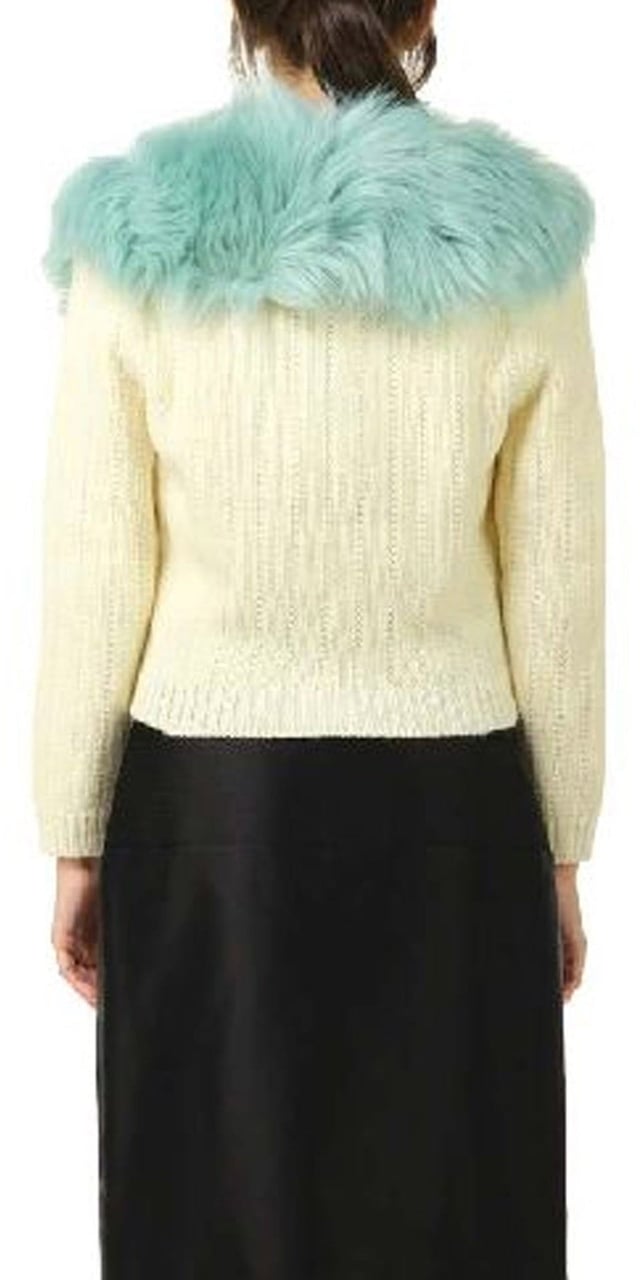 Gucci Gucci Wool And Cashmere Cardigan Wit