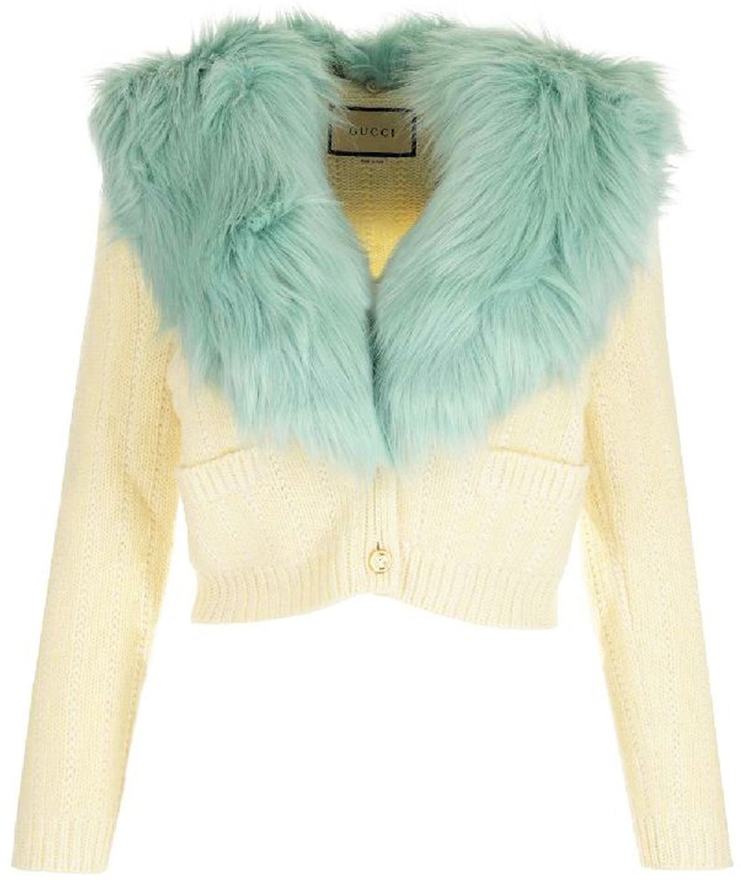 Gucci Gucci Wool And Cashmere Cardigan Wit