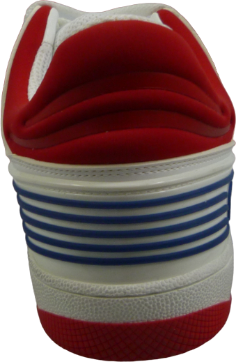 Gucci Sneakers Bianche e Rosse Wit