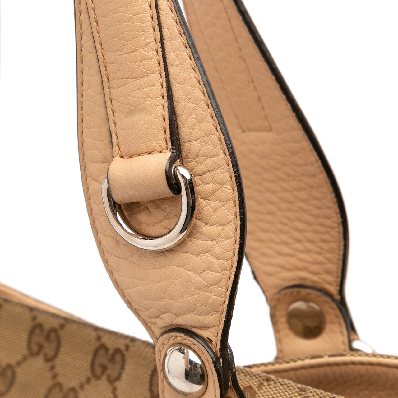 Gucci GG Canvas Icon Bit Tote Bruin