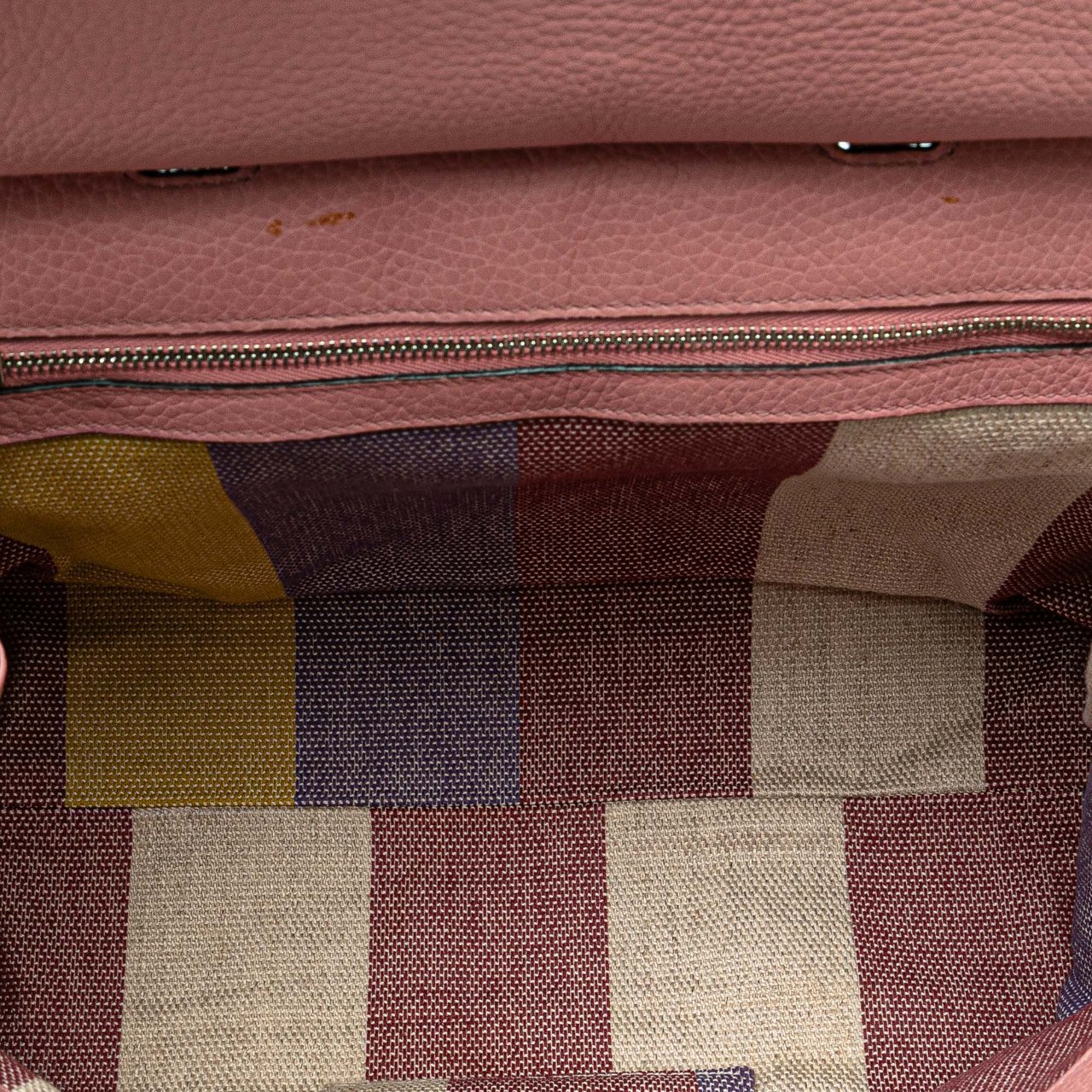 Gucci Medium Leather Bamboo Daily Satchel Roze