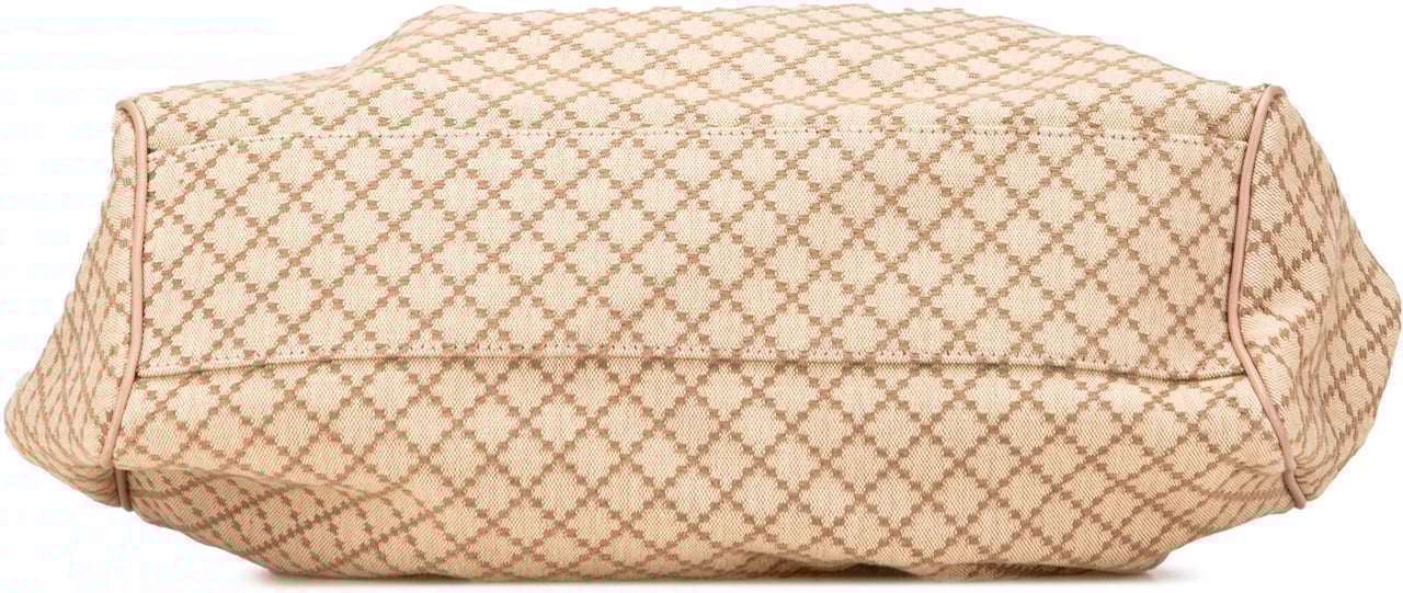 Gucci Medium Diamante Canvas Sukey Tote Bruin