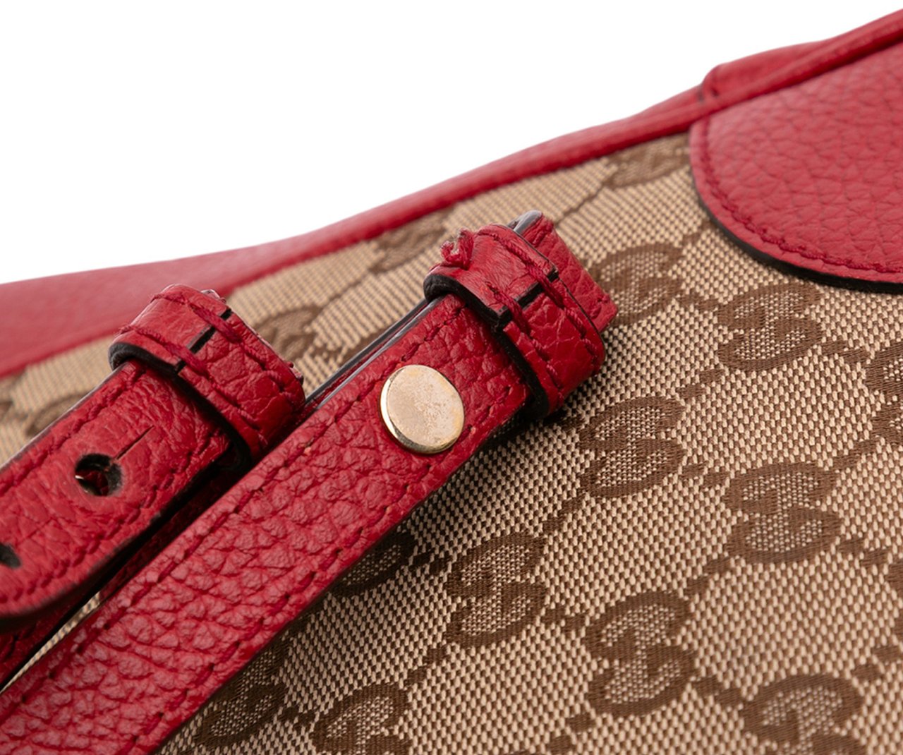 Gucci Small GG Canvas Bree Satchel Bruin