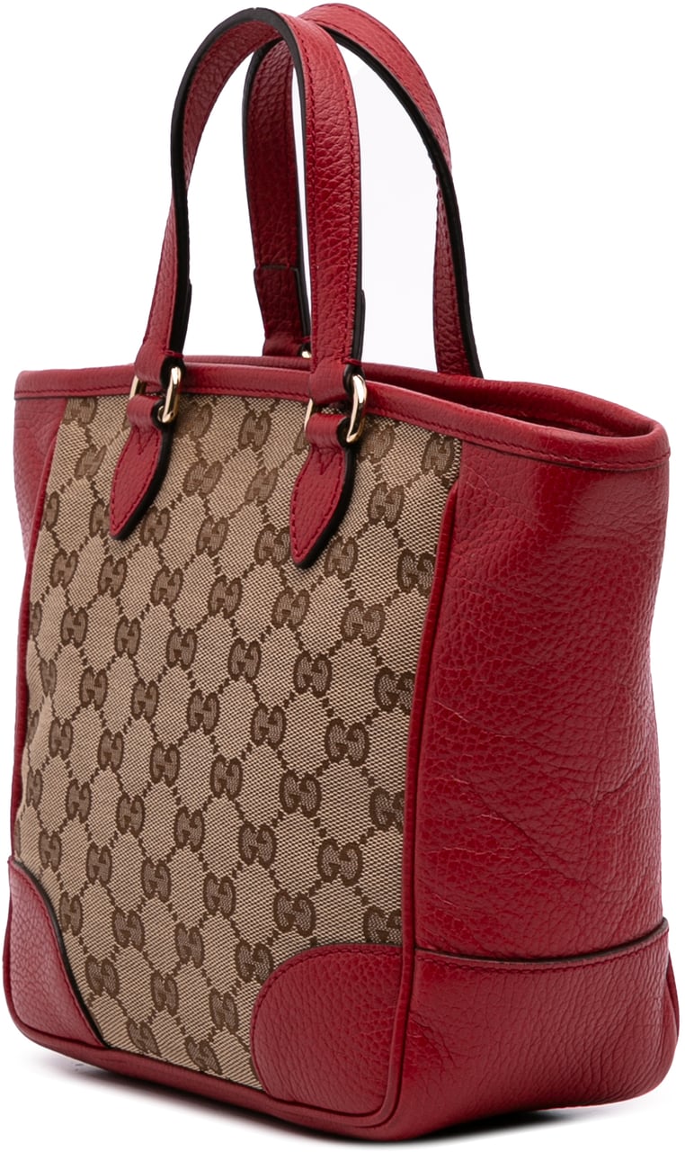 Gucci Small GG Canvas Bree Satchel Bruin