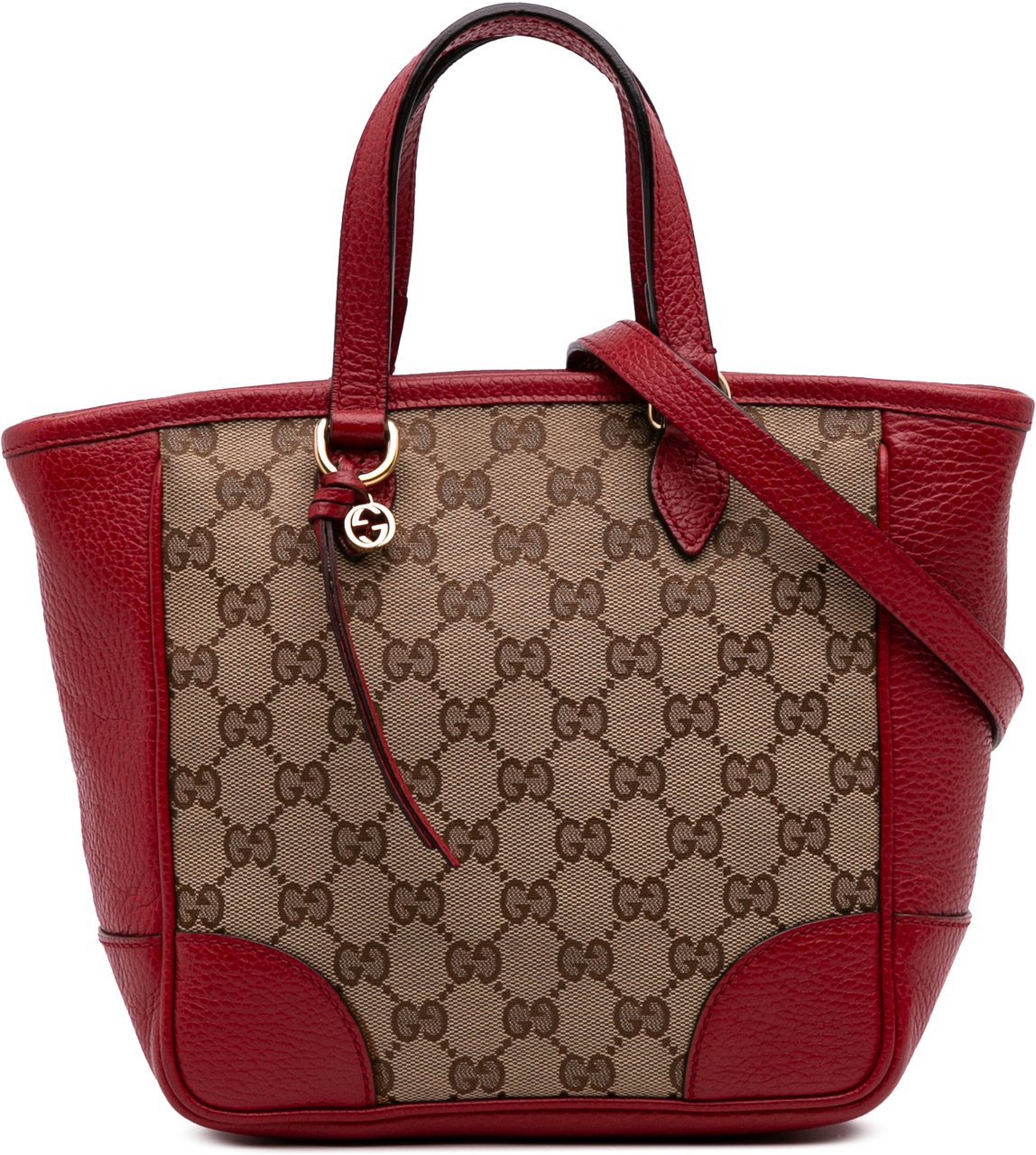 Gucci Small GG Canvas Bree Satchel Bruin
