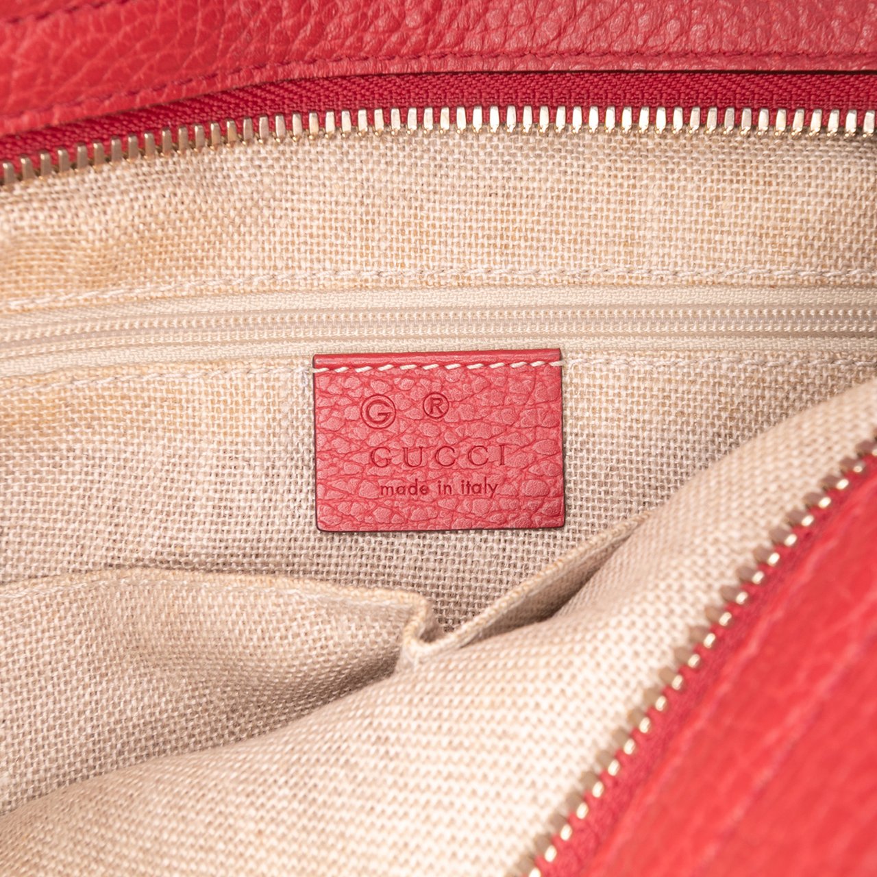 Gucci Small GG Canvas Bree Satchel Bruin
