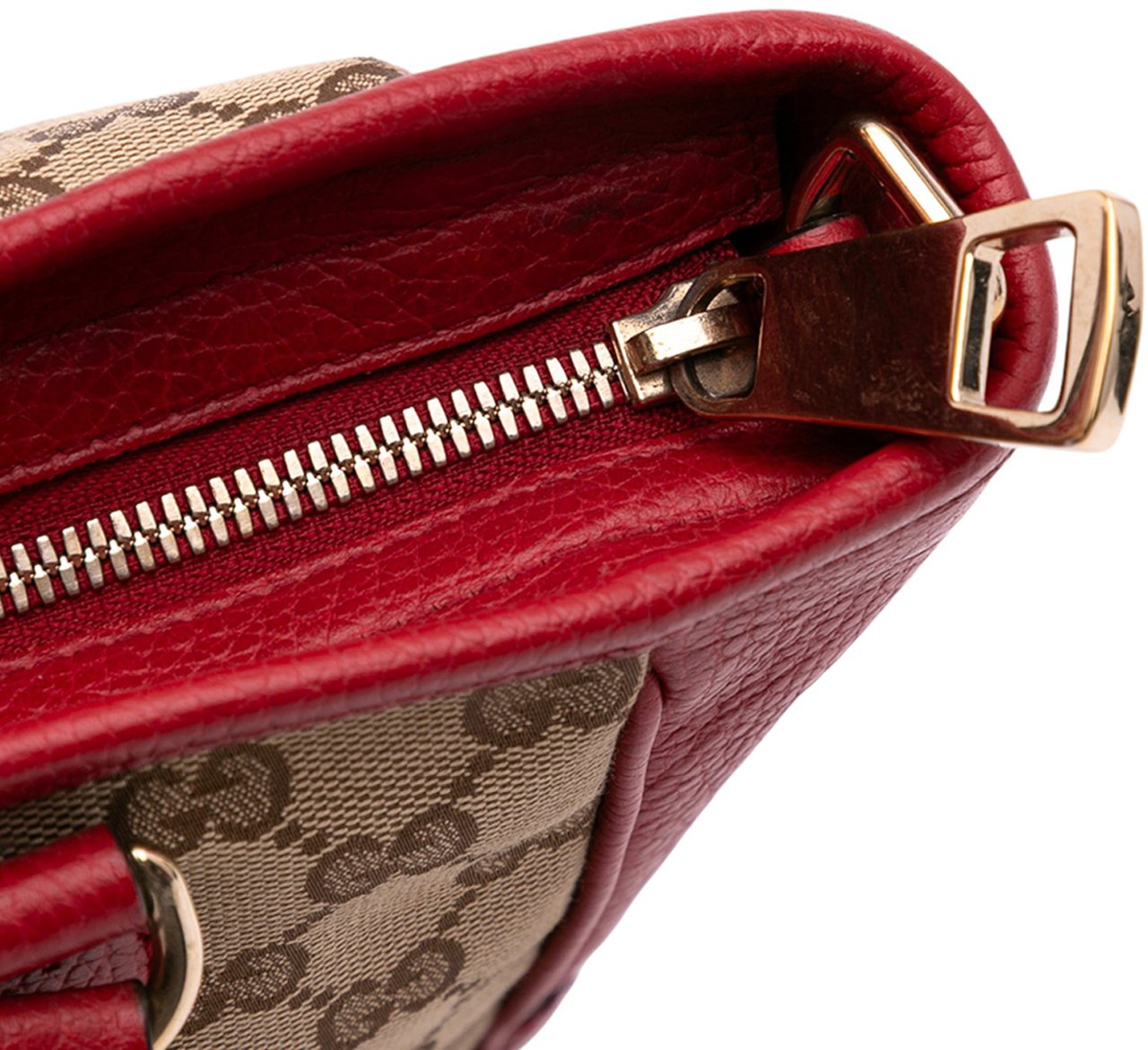 Gucci Small GG Canvas Bree Satchel Bruin