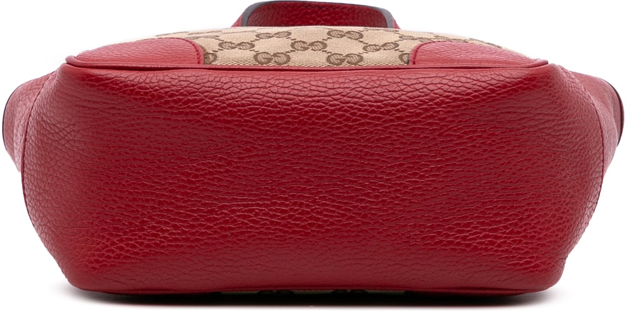 Gucci Small GG Canvas Bree Satchel Bruin