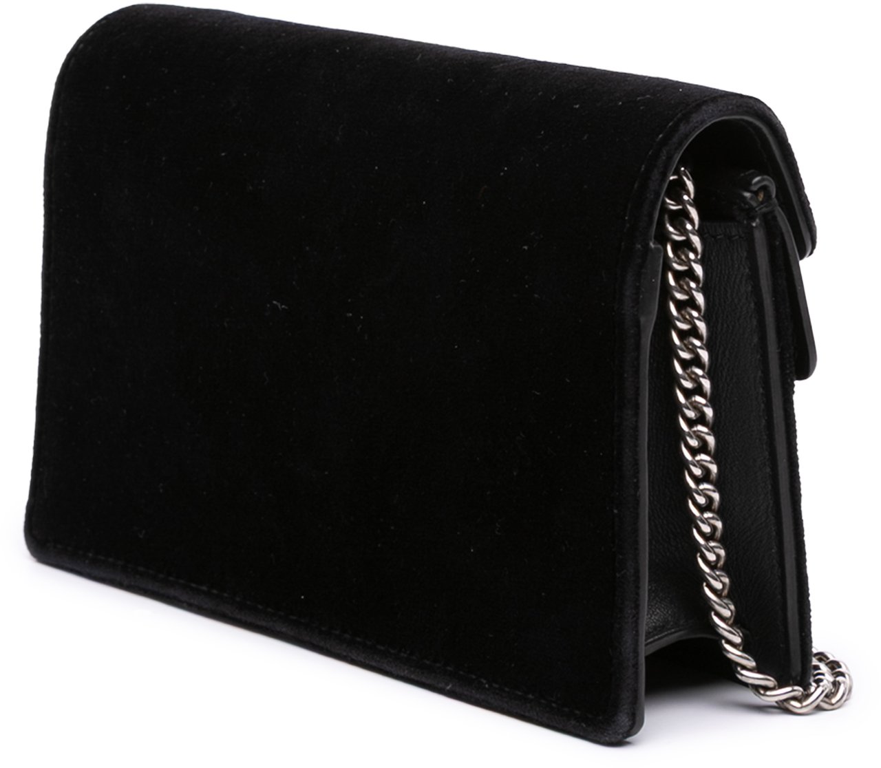 Gucci Mini Velvet Dionysus Crossbody Zwart