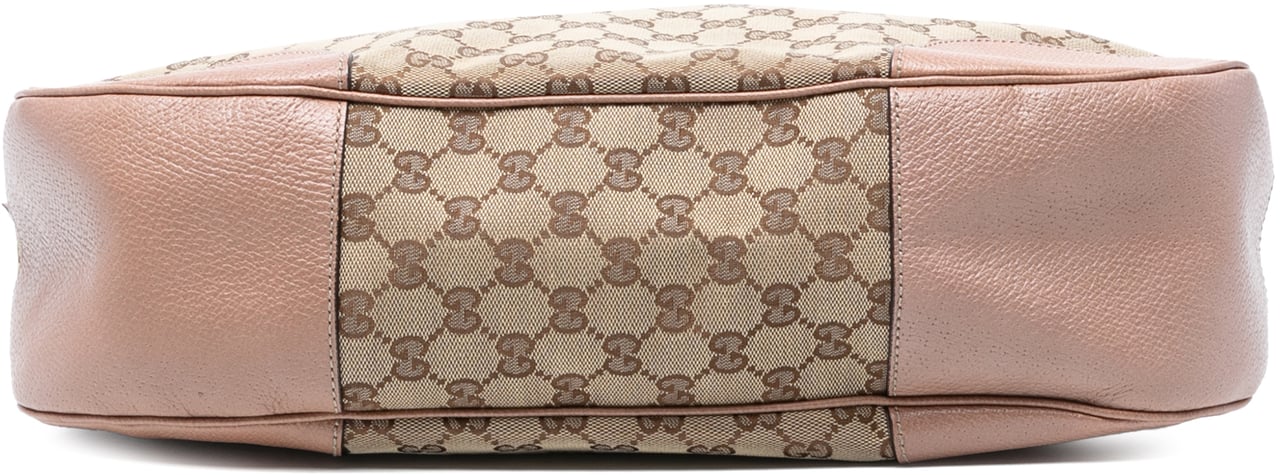 Gucci GG Canvas Bree Shoulder Bag Bruin