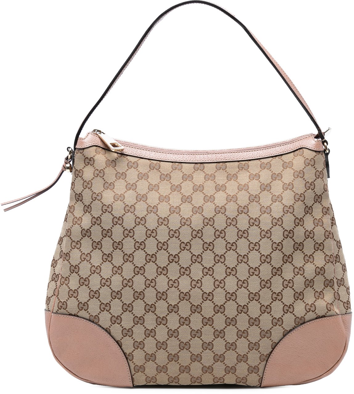 Gucci GG Canvas Bree Shoulder Bag Bruin