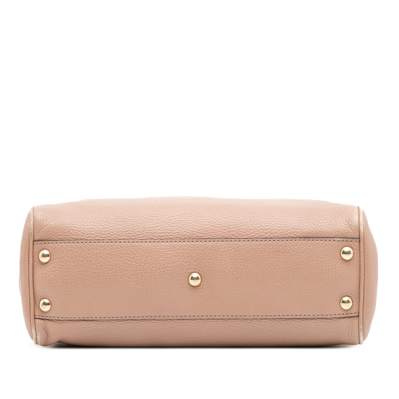 Gucci Small Calfskin Bamboo Shopper Satchel Roze