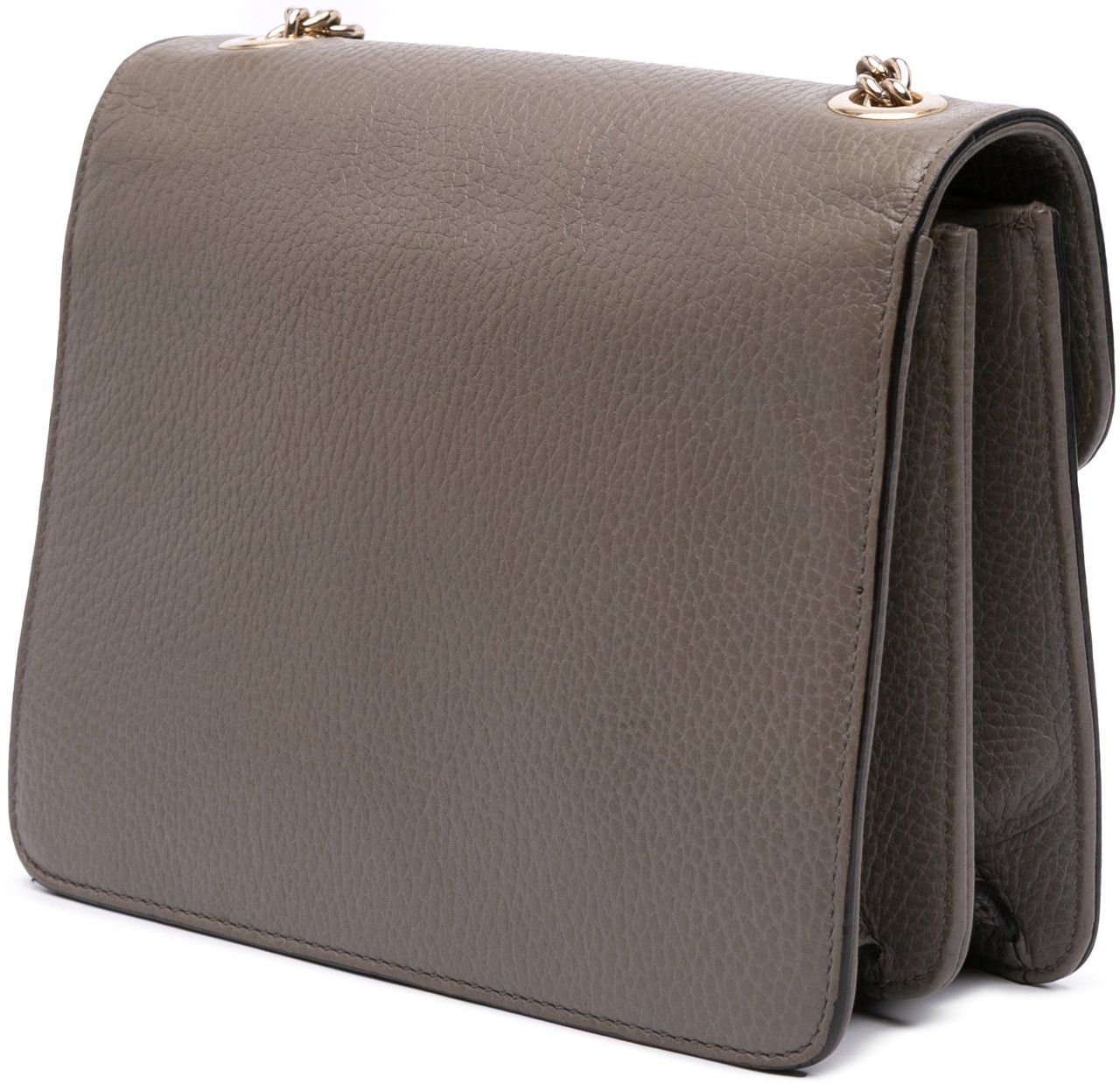 Gucci Small Dollar Calfskin Interlocking G Crossbody Bruin