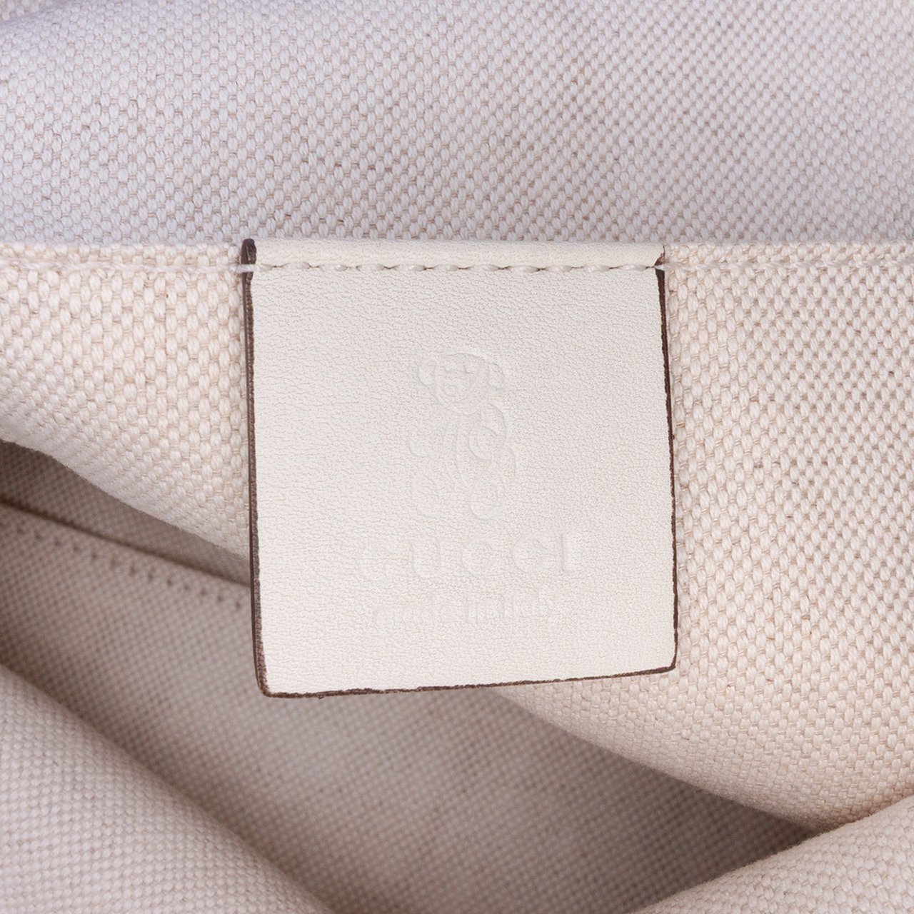 Gucci Kids Canvas Heartbeat Tote Blauw