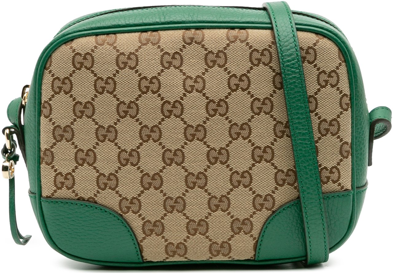 Gucci GG Canvas Bree Crossbody Bruin