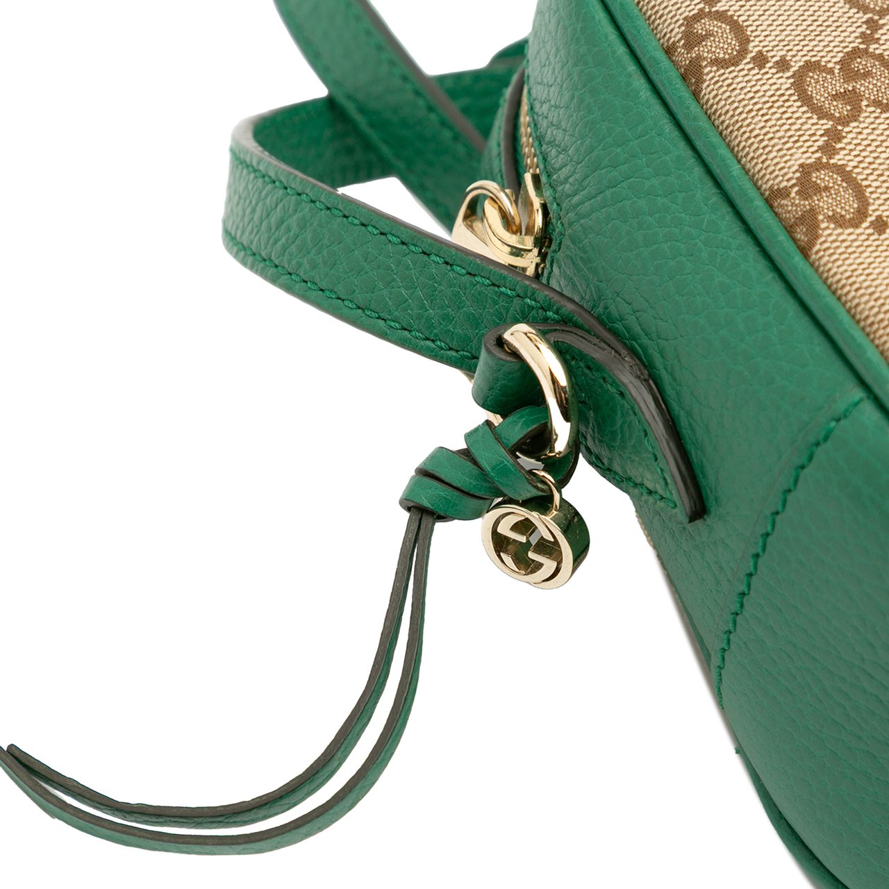 Gucci GG Canvas Bree Crossbody Bruin