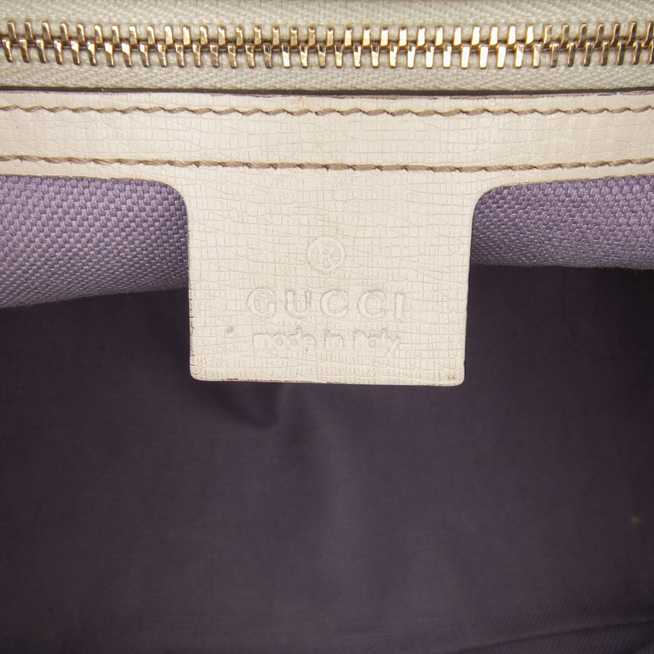 Gucci Small Leather Flora Nice Dome Satchel Wit