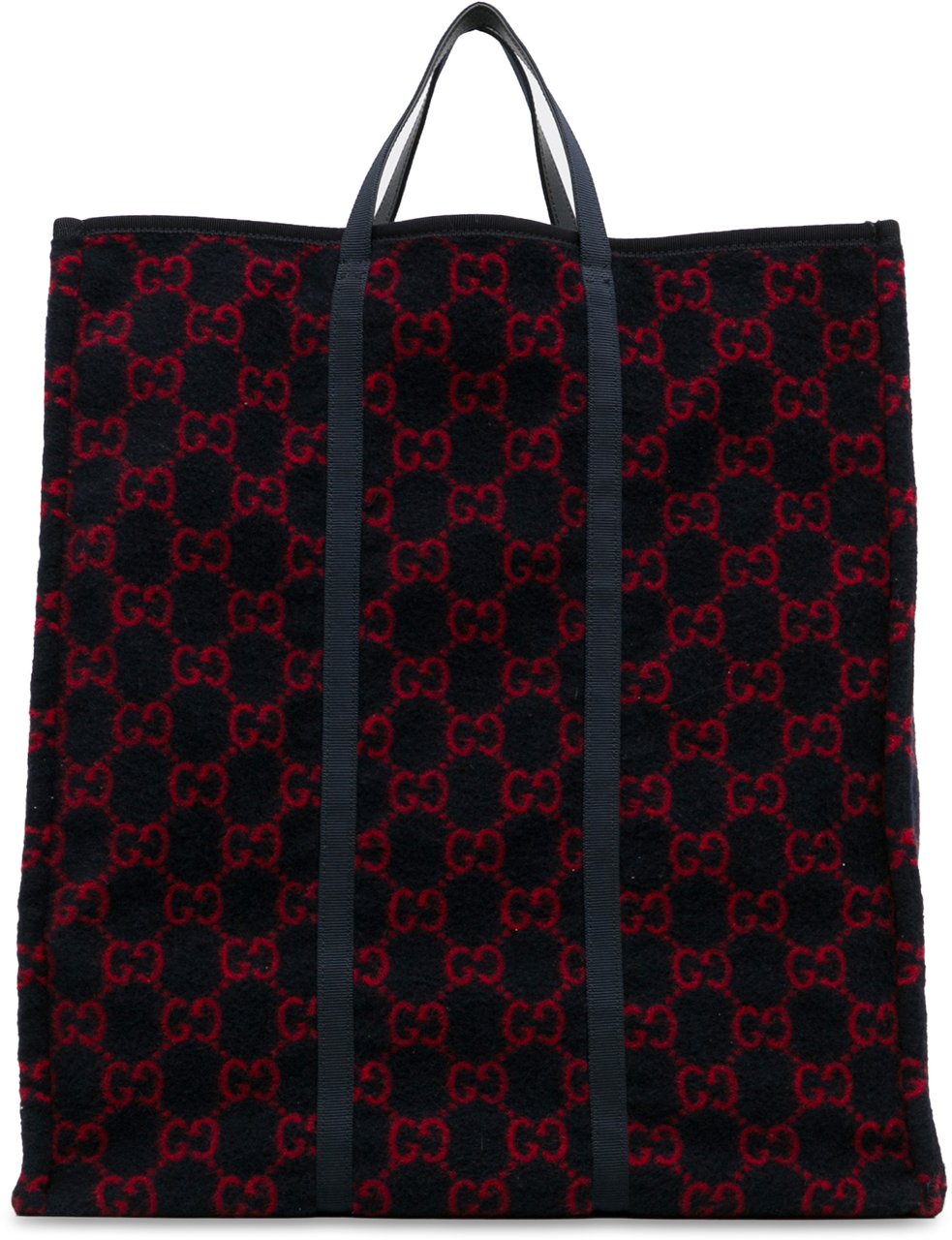 Gucci GG Wool Tote Blauw