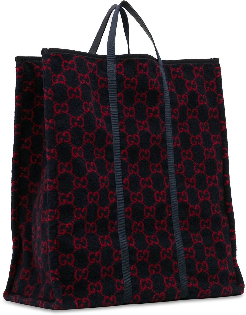 Gucci GG Wool Tote Blauw