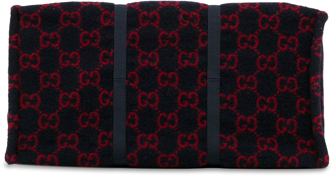 Gucci GG Wool Tote Blauw