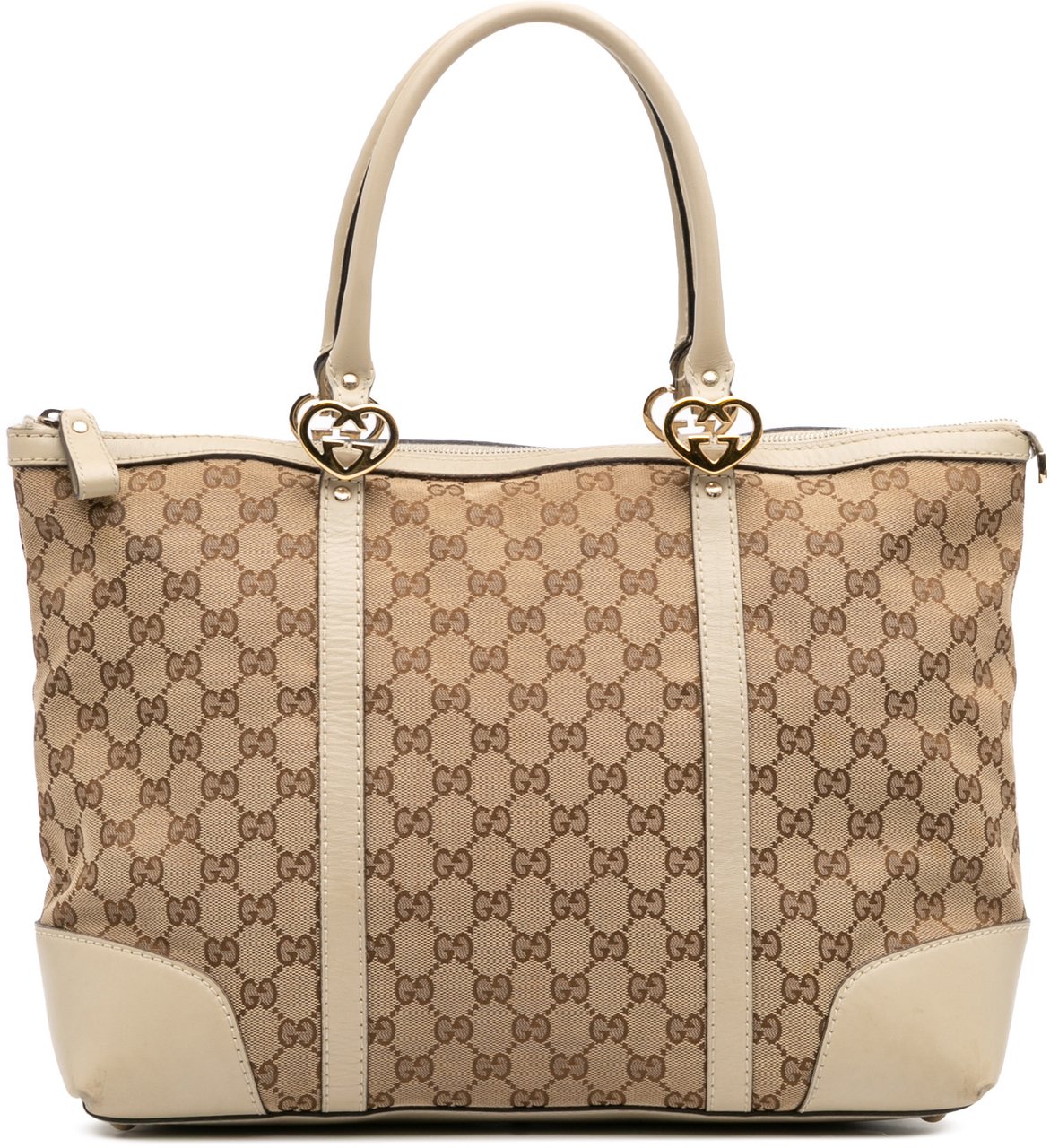 Gucci GG Canvas Lovely Tote Bruin