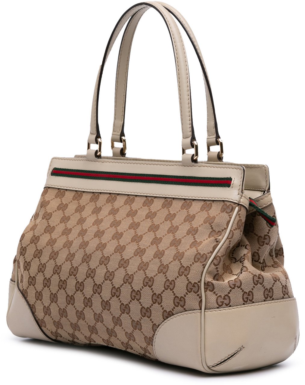 Gucci GG Canvas Mayfair Tote Bruin