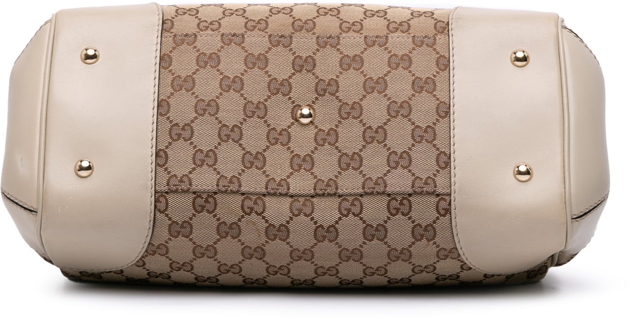 Gucci GG Canvas Mayfair Tote Bruin