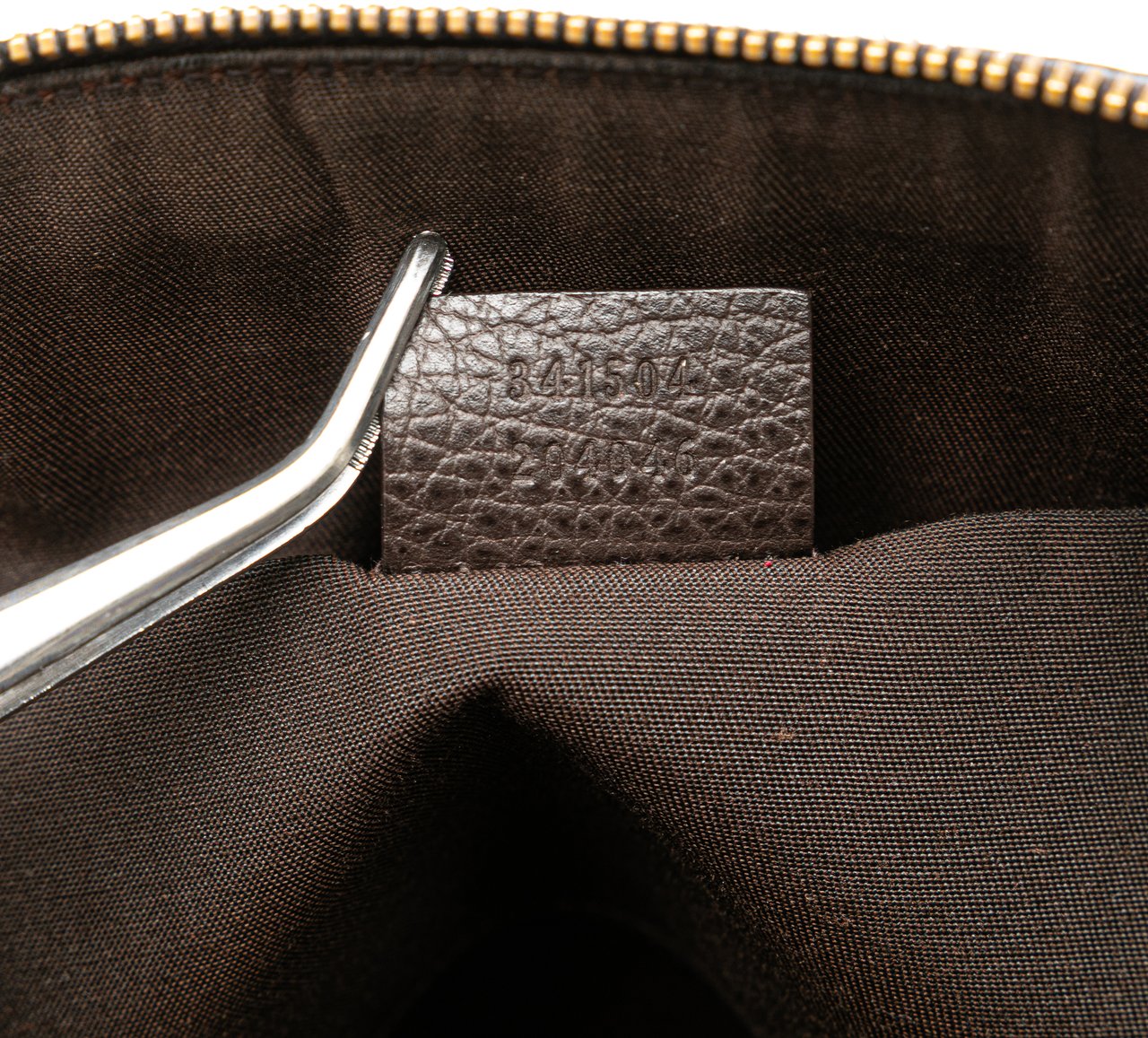 Gucci Mini Leather Web Dome Satchel Bruin