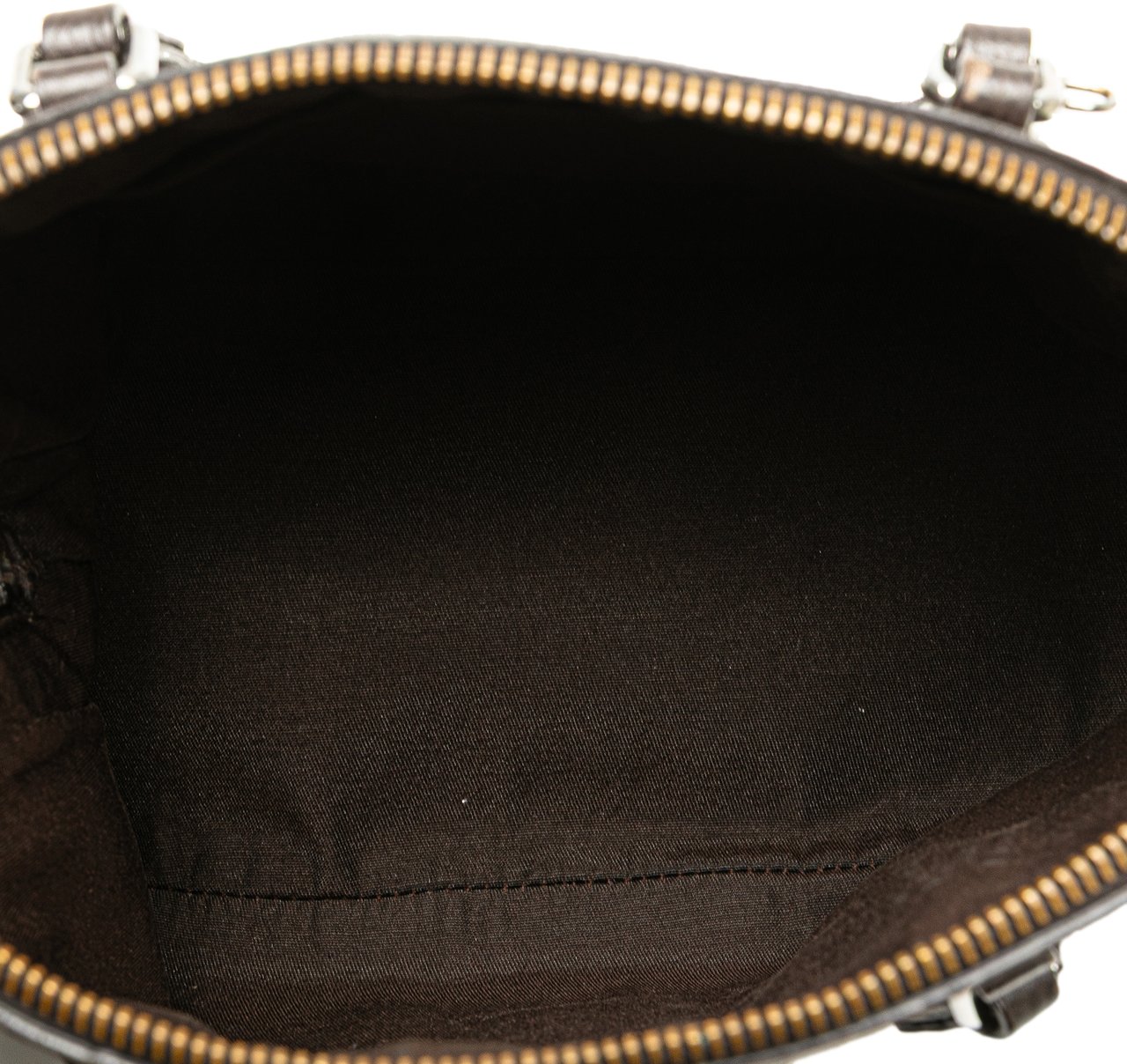 Gucci Mini Leather Web Dome Satchel Bruin