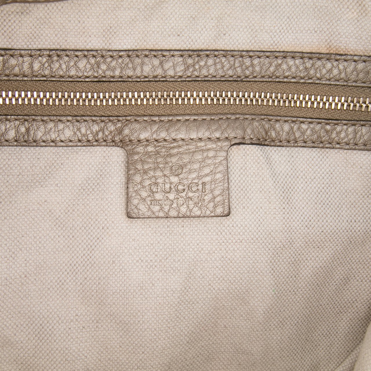 Gucci Large GG Canvas Bella Satchel Bruin
