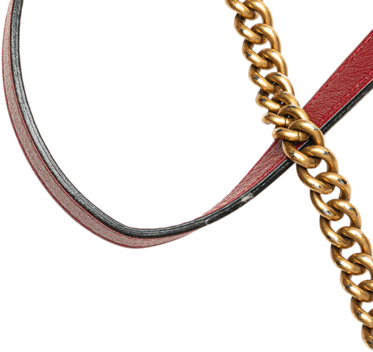 Gucci Mini GG Marmont Matelasse Leather Torchon Round Crossbody Zwart