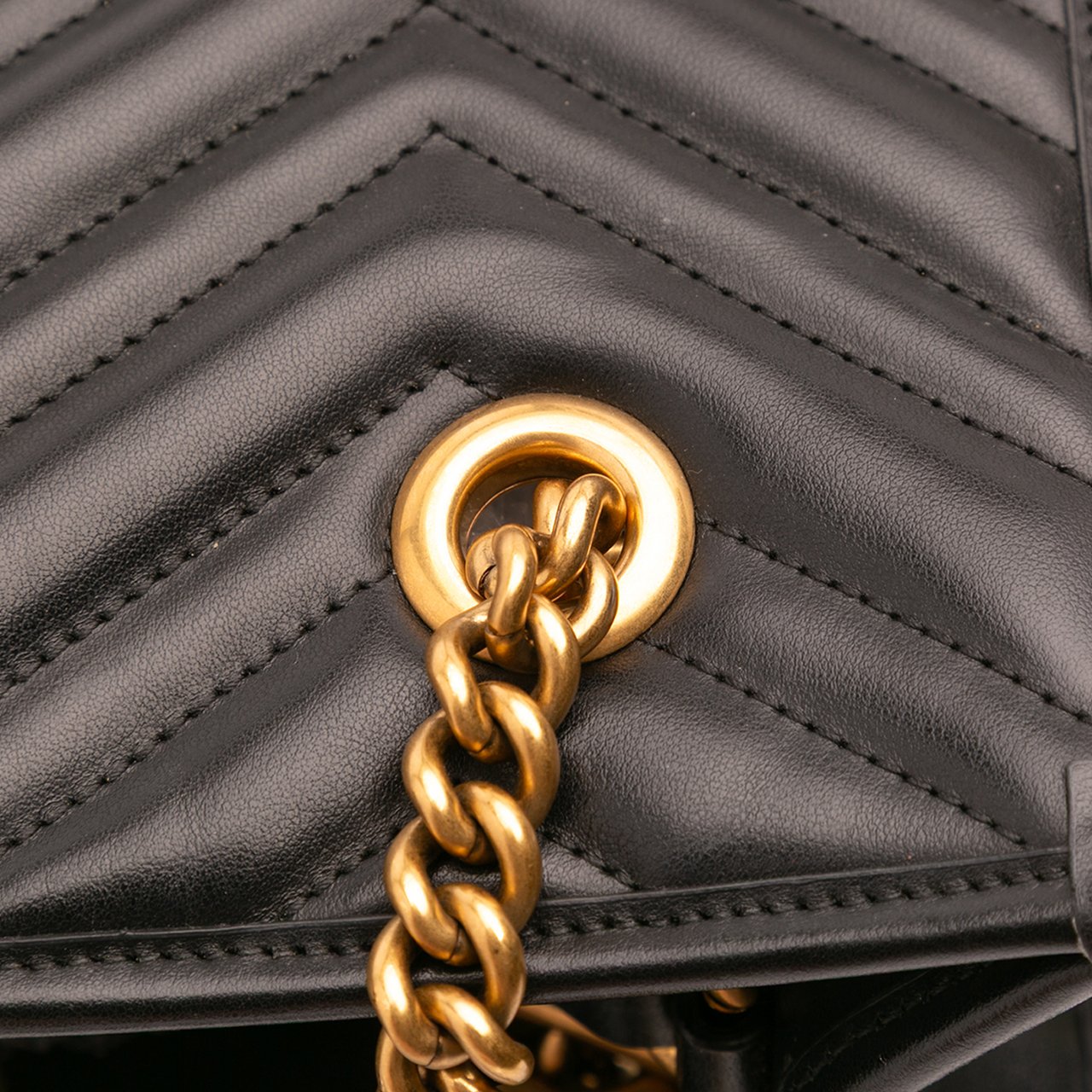 Gucci GG Marmont Matelasse Leather Tote Zwart
