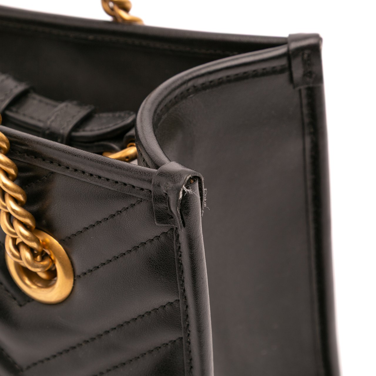 Gucci GG Marmont Matelasse Leather Tote Zwart