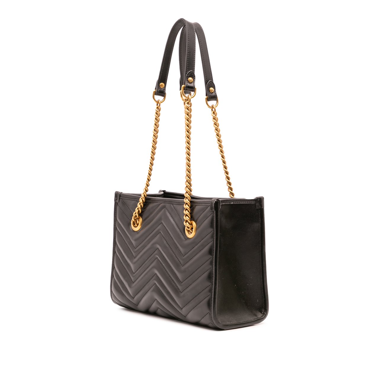 Gucci GG Marmont Matelasse Leather Tote Zwart