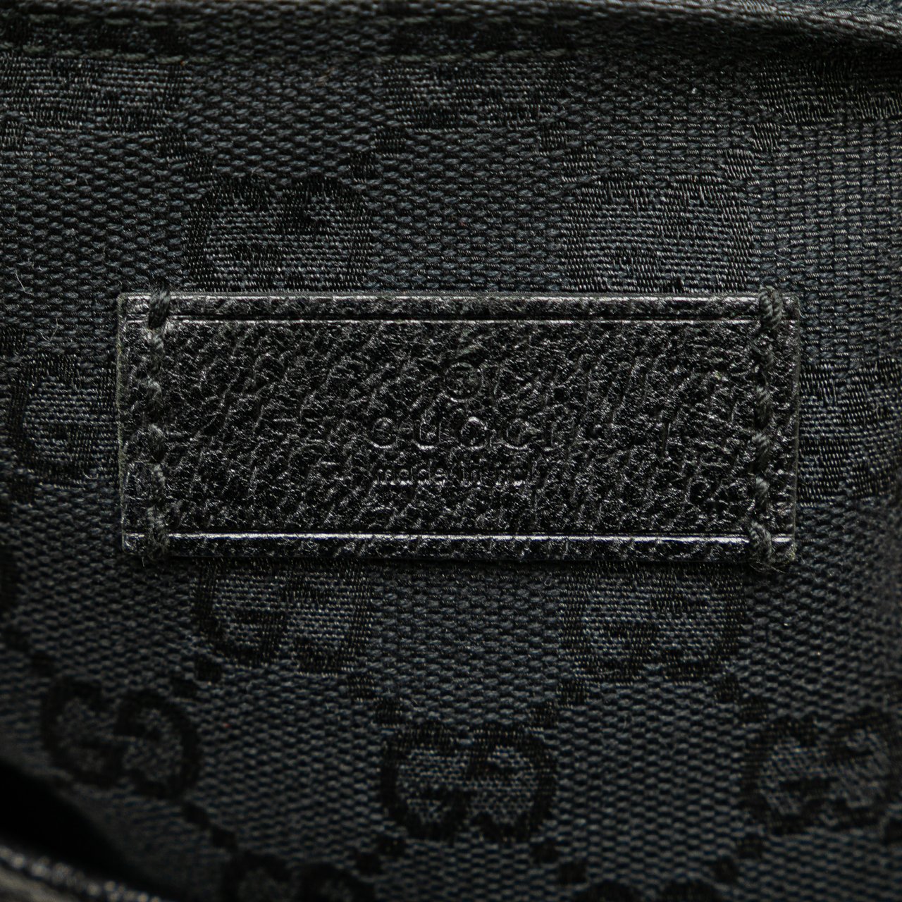 Gucci GG Canvas Web Crossbody Zwart