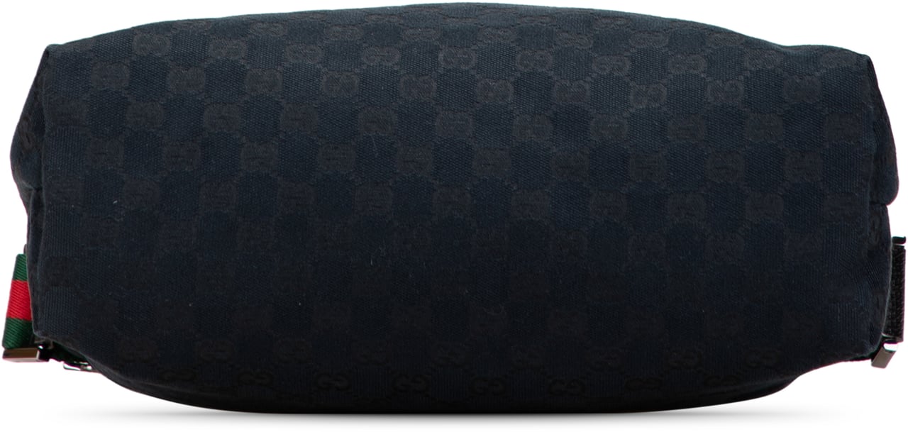 Gucci GG Canvas Web Crossbody Zwart