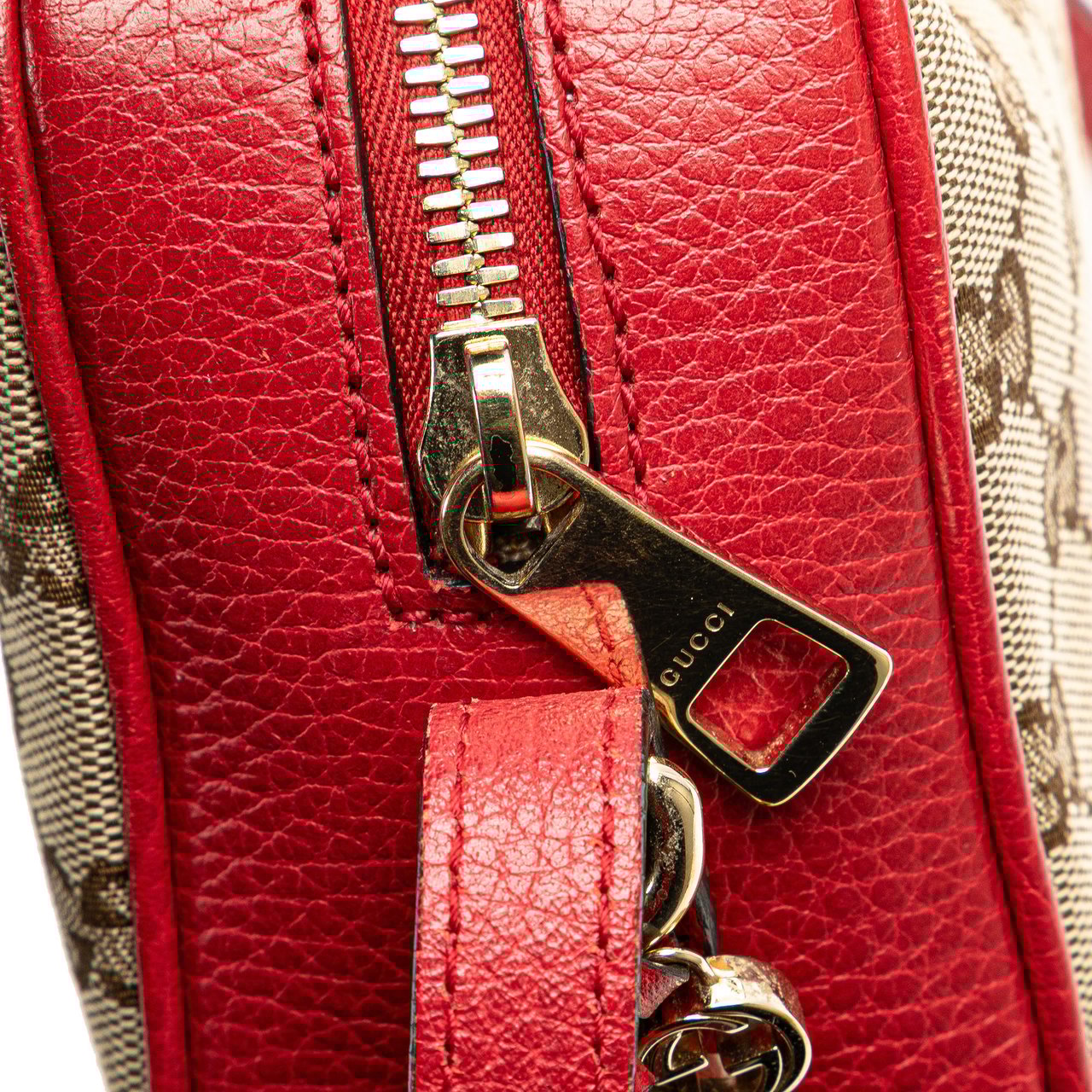 Gucci GG Canvas Bree Crossbody Bruin