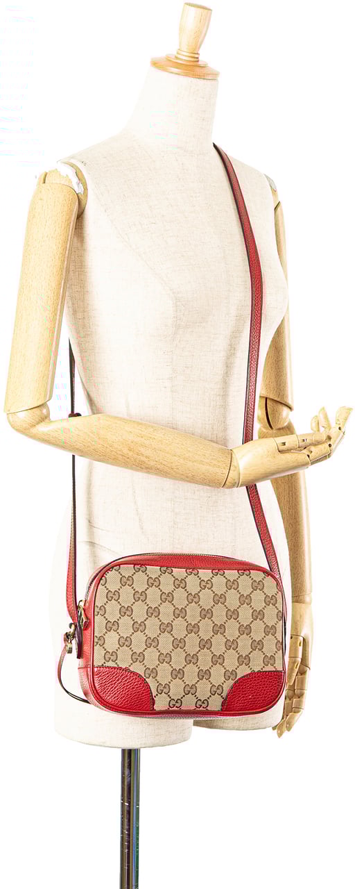 Gucci GG Canvas Bree Crossbody Bruin