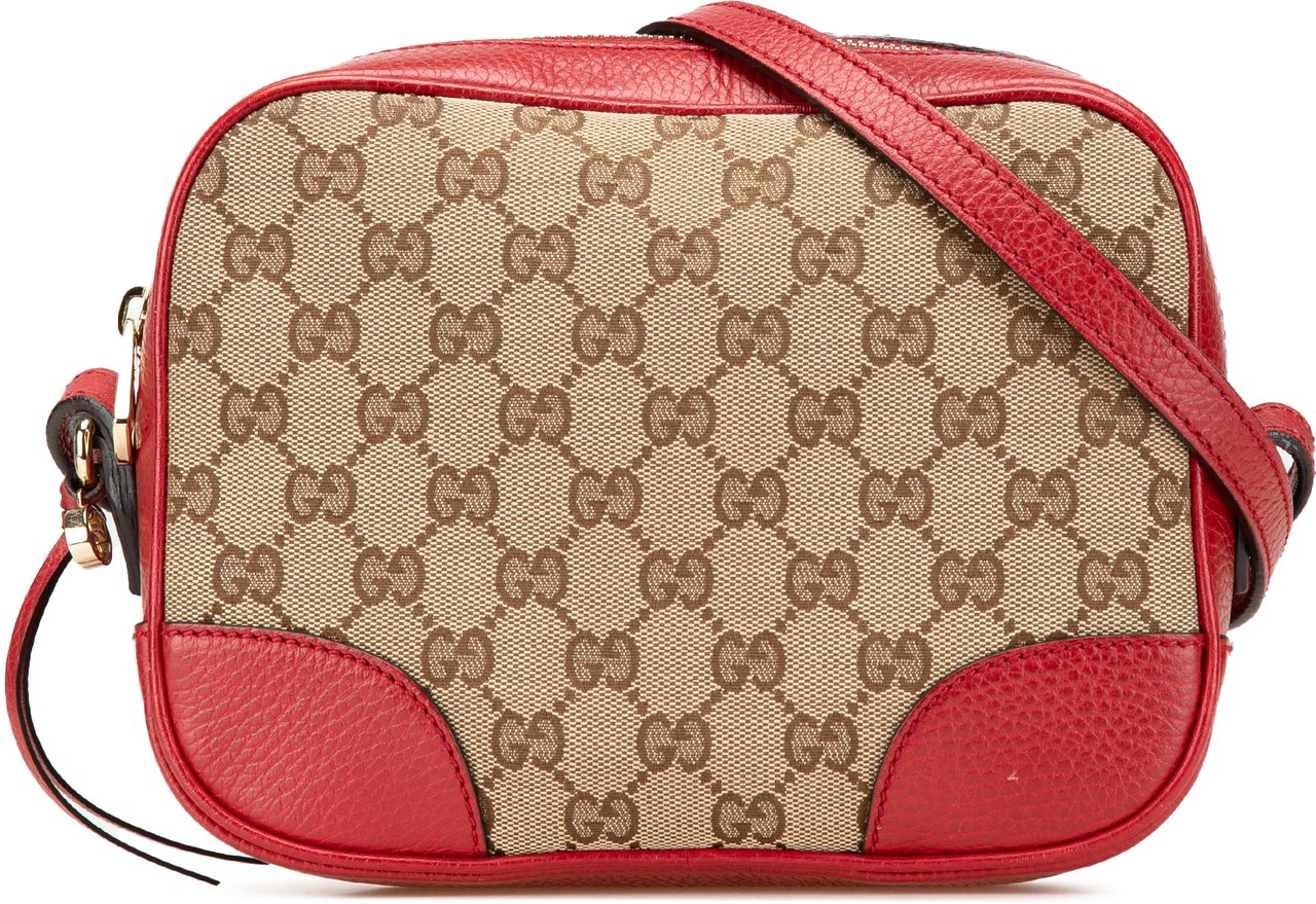 Gucci GG Canvas Bree Crossbody Bruin