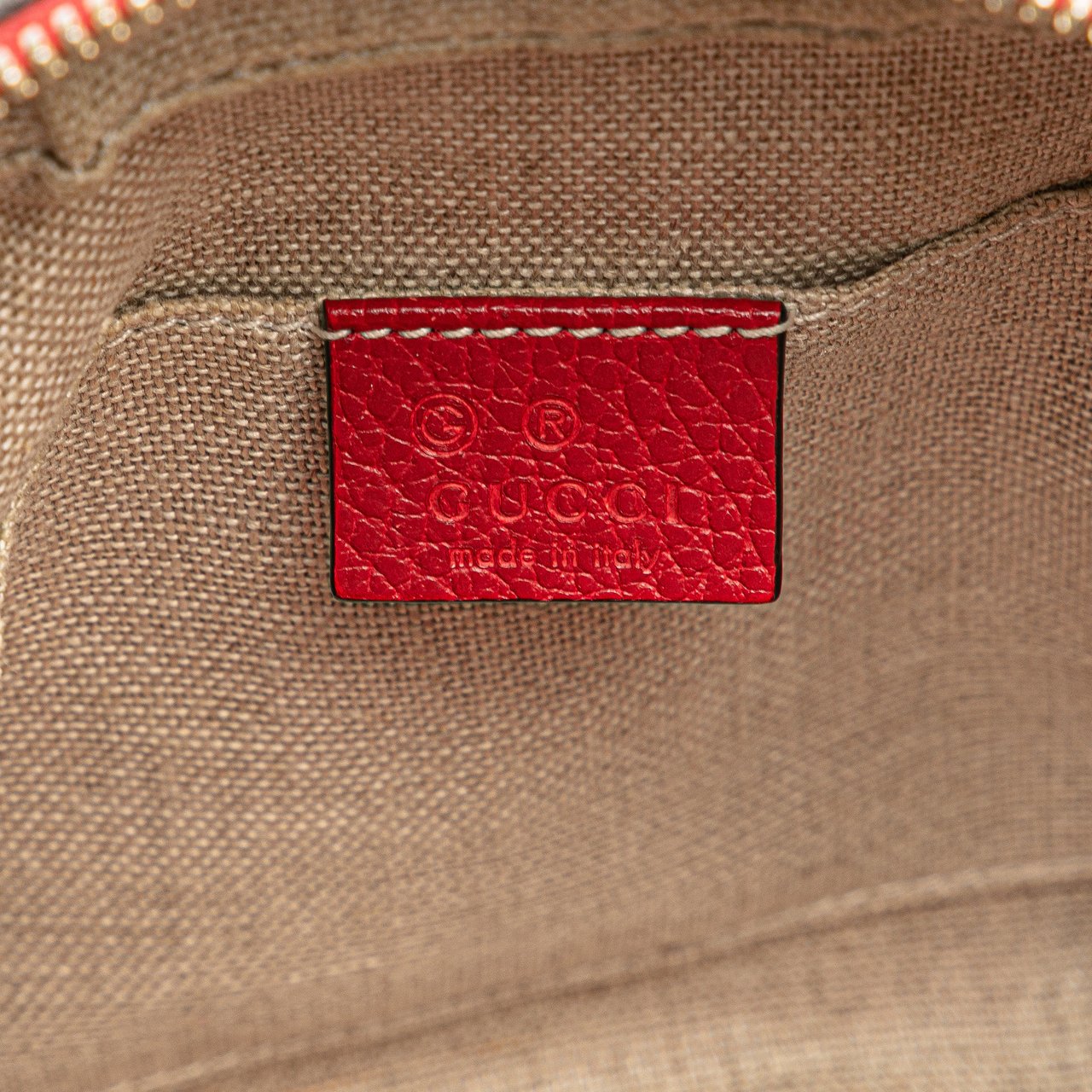 Gucci GG Canvas Bree Crossbody Bruin